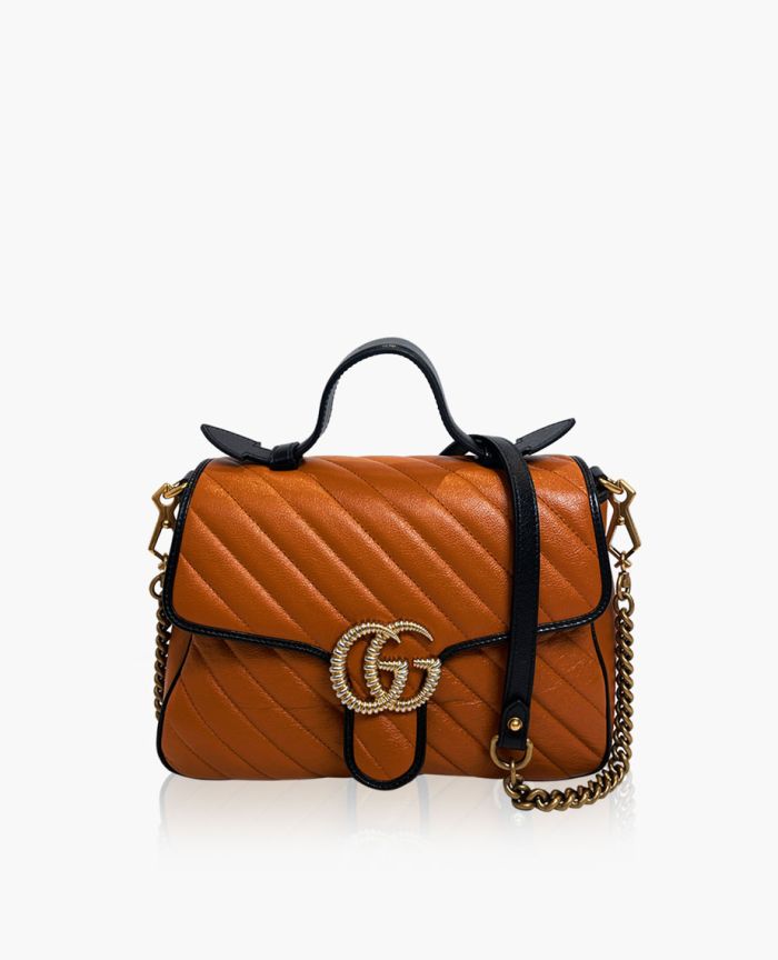 gucci gg marmont small top handle bag